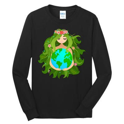 Mother Gaia Earth World Cute Tall Long Sleeve T-Shirt