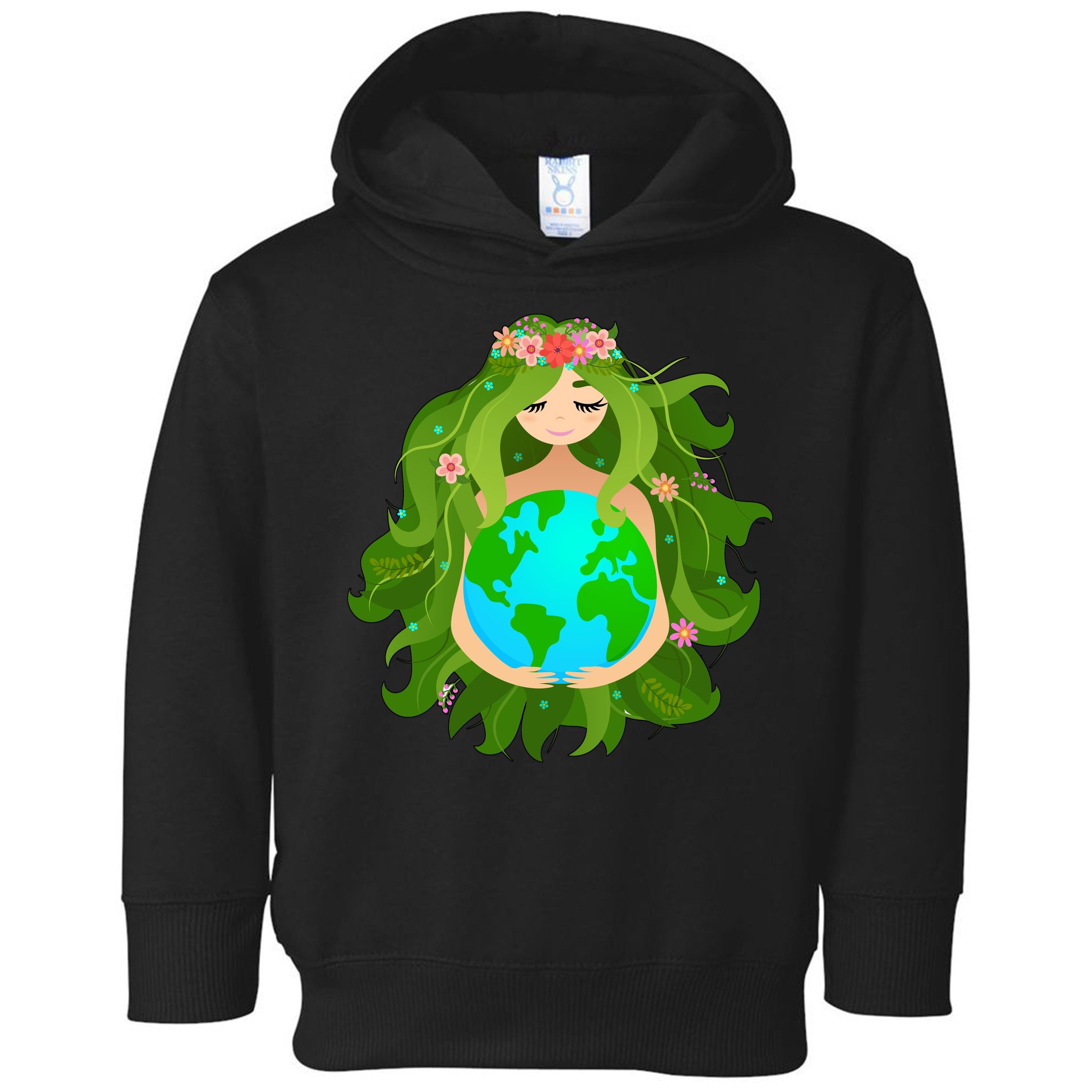 Mother Gaia Earth World Cute Toddler Hoodie