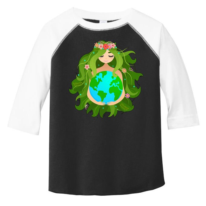 Mother Gaia Earth World Cute Toddler Fine Jersey T-Shirt