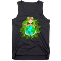 Mother Gaia Earth World Cute Tank Top