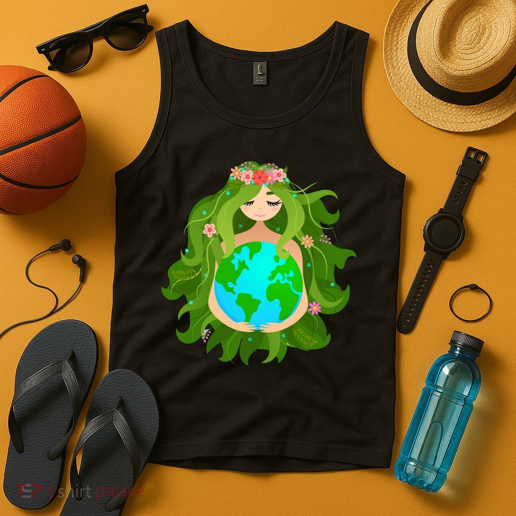 Mother Gaia Earth World Cute Tank Top