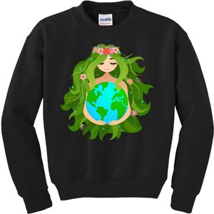 Mother Gaia Earth World Cute Kids Sweatshirt