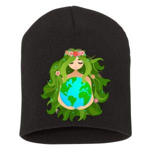 Mother Gaia Earth World Cute Short Acrylic Beanie