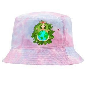 Mother Gaia Earth World Cute Tie-Dyed Bucket Hat