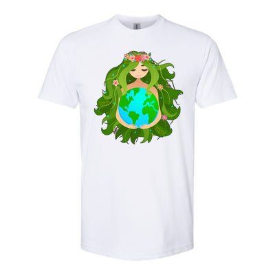 Mother Gaia Earth World Cute Softstyle CVC T-Shirt