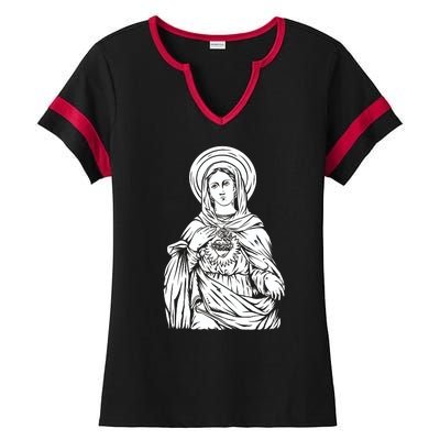 Mother Mary Ladies Halftime Notch Neck Tee