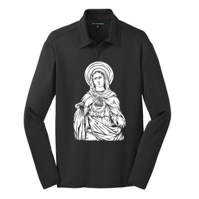 Mother Mary Silk Touch Performance Long Sleeve Polo