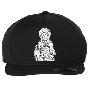 Mother Mary Wool Snapback Cap