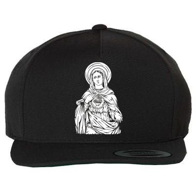 Mother Mary Wool Snapback Cap