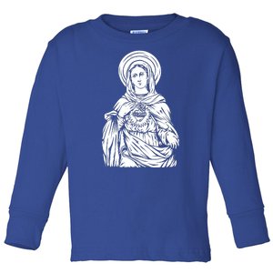 Mother Mary Toddler Long Sleeve Shirt