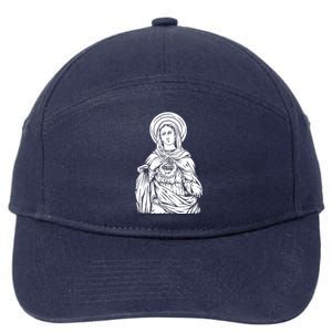 Mother Mary 7-Panel Snapback Hat