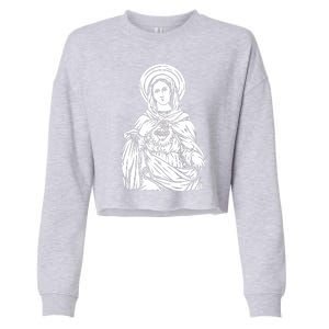 Mother Mary Cropped Pullover Crew