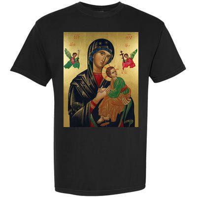 Mother Mary And Jesus Garment-Dyed Heavyweight T-Shirt