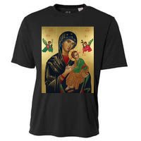 Mother Mary And Jesus Cooling Performance Crew T-Shirt