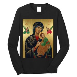 Mother Mary And Jesus Long Sleeve Shirt