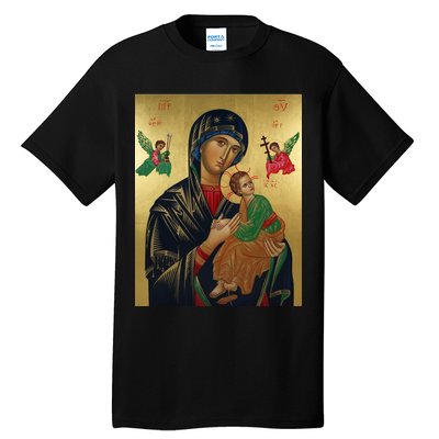 Mother Mary And Jesus Tall T-Shirt