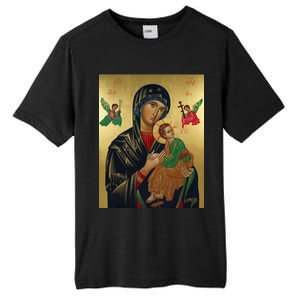 Mother Mary And Jesus Tall Fusion ChromaSoft Performance T-Shirt