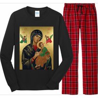 Mother Mary And Jesus Long Sleeve Pajama Set