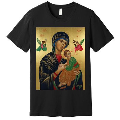 Mother Mary And Jesus Premium T-Shirt