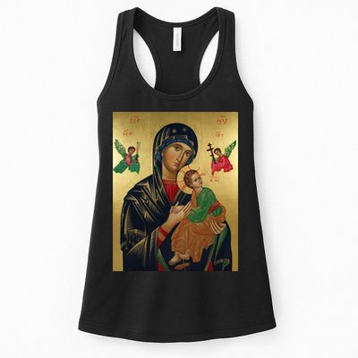 Mother Mary And Jesus Womens Tank Top