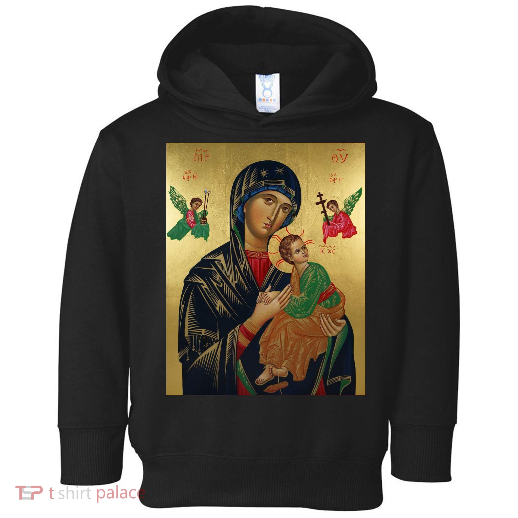 Mother Mary And Jesus Toddler Hoodie