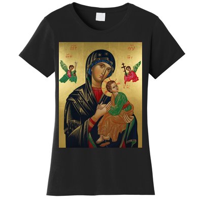 Mother Mary And Jesus Women's T-Shirt