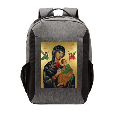 Mother Mary And Jesus Vector Backpack
