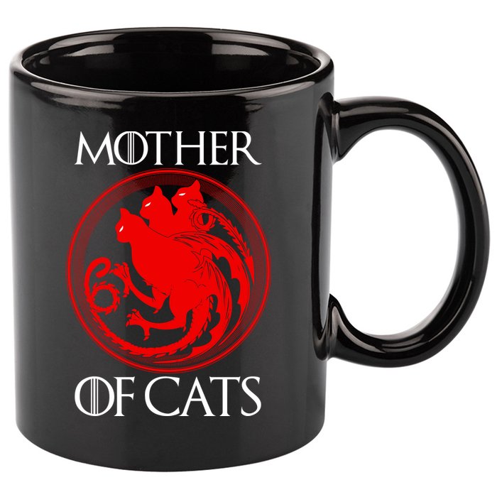 Mother Of Cats 11oz C Handle Ceramic Mug