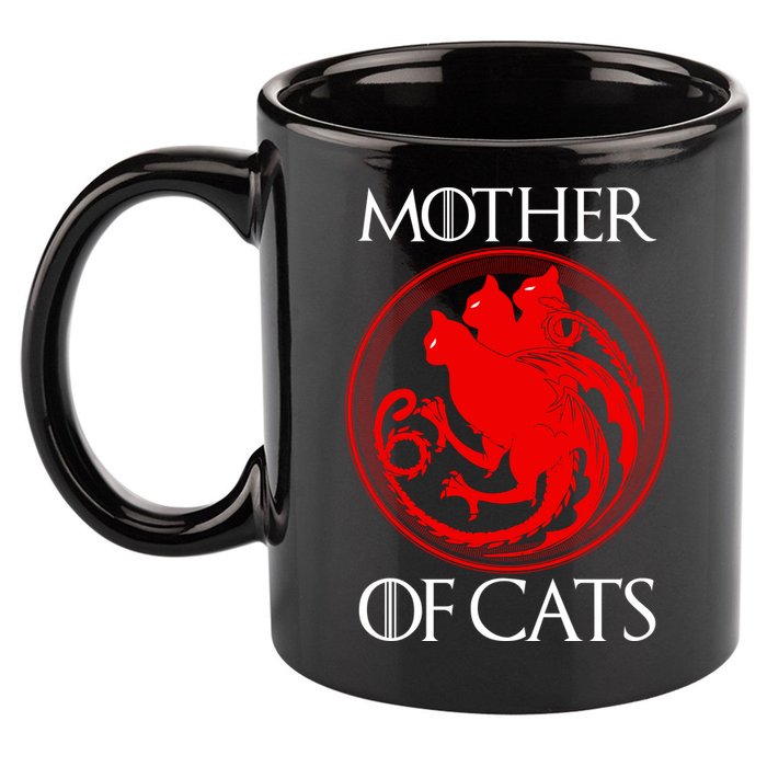Mother Of Cats 11oz C Handle Ceramic Mug
