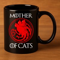 Mother Of Cats 11oz C Handle Ceramic Mug