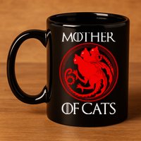 Mother Of Cats 11oz C Handle Ceramic Mug