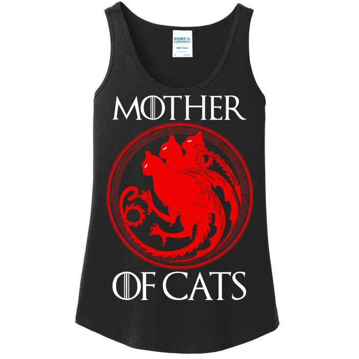 Mother Of Cats Ladies Essential Tank