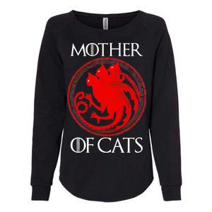 Mother Of Cats Womens California Wash Sweatshirt