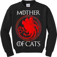 Mother Of Cats Kids Sweatshirt