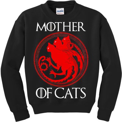 Mother Of Cats Kids Sweatshirt