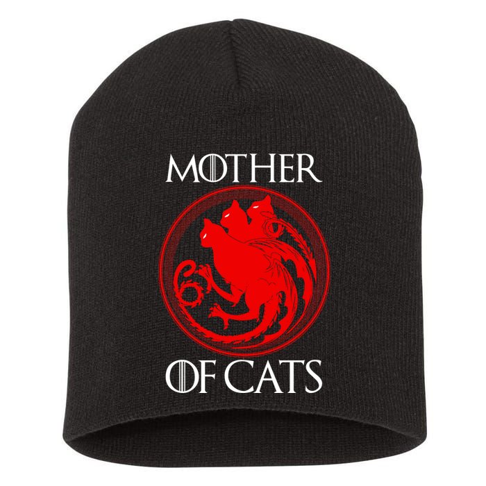 Mother Of Cats Short Acrylic Beanie