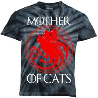 Mother Of Cats Kids Tie-Dye T-Shirt