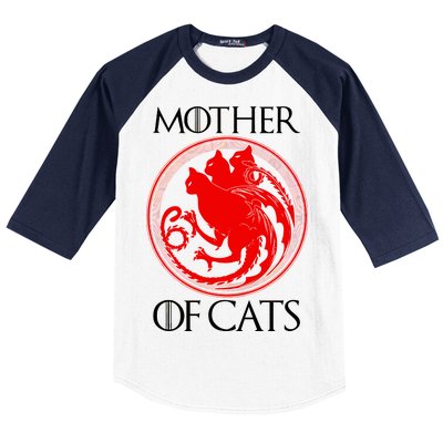 Mother Of Cats Baseball Sleeve Shirt