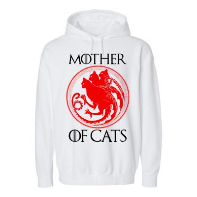 Mother Of Cats Garment-Dyed Fleece Hoodie