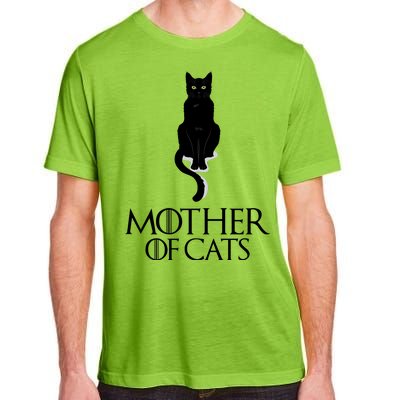 Mother of Cats Funny Cat Lover Adult ChromaSoft Performance T-Shirt