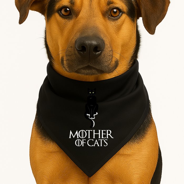 Mother of Cats Funny Cat Lover USA-Made Doggie Bandana