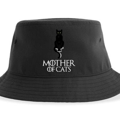 Mother of Cats Funny Cat Lover Sustainable Bucket Hat