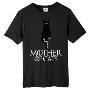 Mother of Cats Funny Cat Lover Tall Fusion ChromaSoft Performance T-Shirt