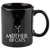 Mother of Cats Funny Cat Lover 11oz C Handle Ceramic Mug
