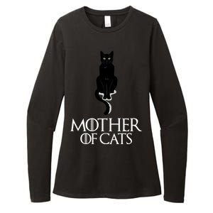 Mother of Cats Funny Cat Lover Womens CVC Long Sleeve Shirt