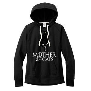 Mother of Cats Funny Cat Lover Women's Fleece Hoodie