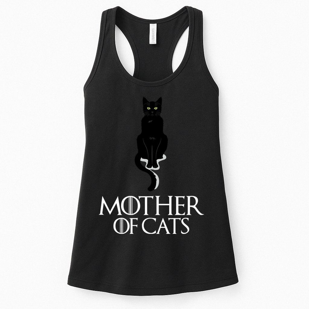 Mother of Cats Funny Cat Lover Womens Tank Top