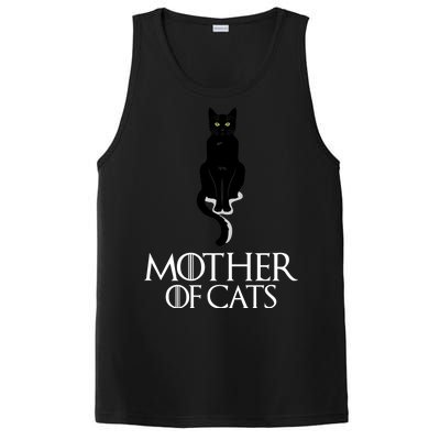 Mother of Cats Funny Cat Lover PosiCharge Competitor Tank