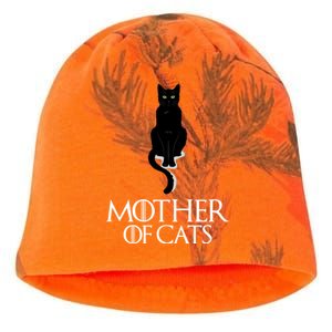 Mother of Cats Funny Cat Lover Kati - Camo Knit Beanie