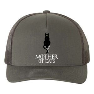 Mother of Cats Funny Cat Lover Yupoong Adult 5-Panel Trucker Hat